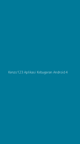 Tampilan Antarmuka Aplikasi Kenzo123 Aplikasi Kebugaran Android - 4