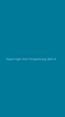 Tampilan Antarmuka Aplikasi Kepeitogel Alat Pengembang Web - 4