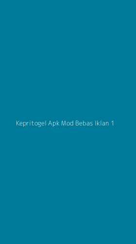 Tampilan Antarmuka Aplikasi Kepritogel Apk Mod Bebas Iklan - 1