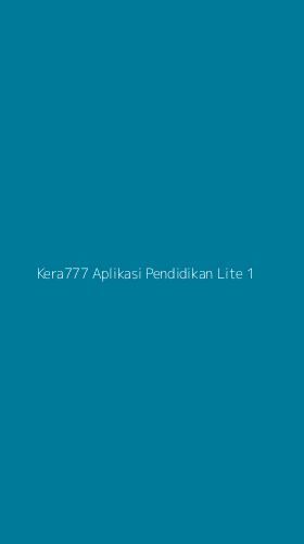 Tampilan Antarmuka Aplikasi Kera777 Aplikasi Pendidikan Lite - 1