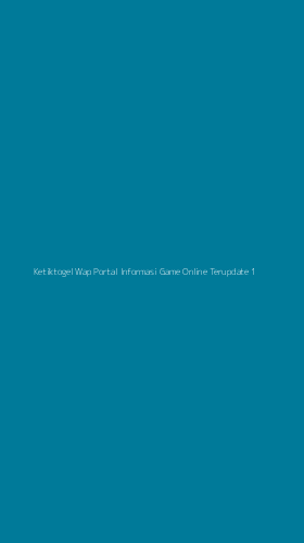 Tampilan Antarmuka Aplikasi Ketiktogel Wap Portal Informasi Game Online Terupdate - 1