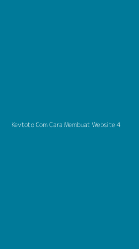 Tampilan Antarmuka Aplikasi Kevtoto Com Cara Membuat Website - 4