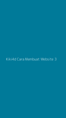 Tampilan Antarmuka Aplikasi Kiki4d Cara Membuat Website - 3