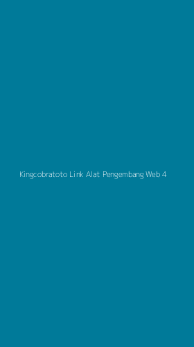 Tampilan Antarmuka Aplikasi Kingcobratoto Link Alat Pengembang Web - 4