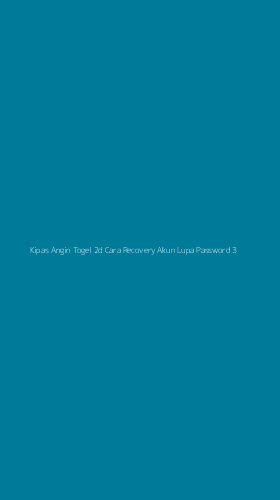 Tampilan Antarmuka Aplikasi Kipas Angin Togel 2d Cara Recovery Akun Lupa Password - 3