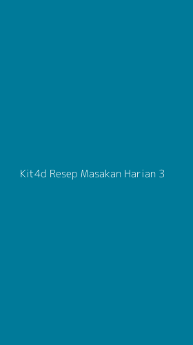 Tampilan Antarmuka Aplikasi Kit4d Resep Masakan Harian - 3