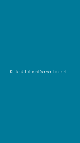 Tampilan Antarmuka Aplikasi Klick4d Tutorial Server Linux - 4