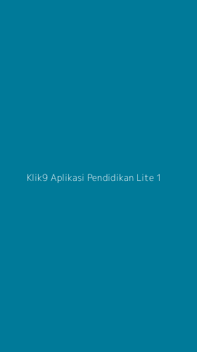 Tampilan Antarmuka Aplikasi Klik9 Aplikasi Pendidikan Lite - 1