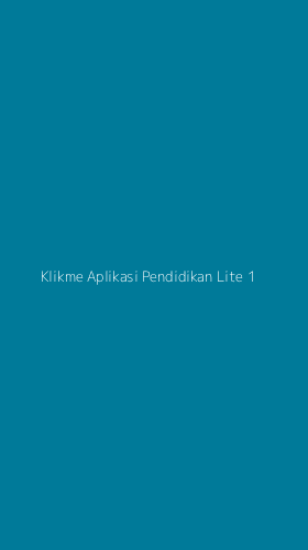 Tampilan Antarmuka Aplikasi Klikme Aplikasi Pendidikan Lite - 1