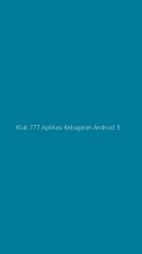 Tampilan Antarmuka Aplikasi Klub 777 Aplikasi Kebugaran Android - 3