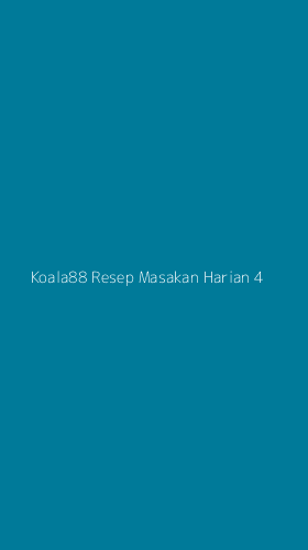 Tampilan Antarmuka Aplikasi Koala88 Resep Masakan Harian - 4