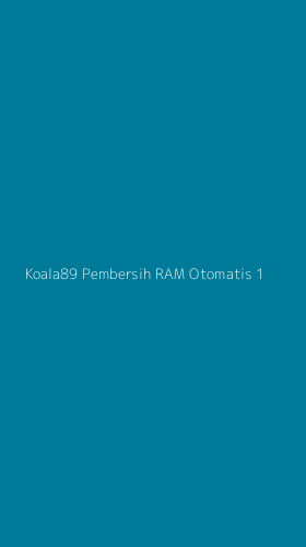 Tampilan Antarmuka Aplikasi Koala89 Pembersih Ram Otomatis - 1