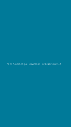 Tampilan Antarmuka Aplikasi Kode Alam Cangkul Download Premium Gratis - 2