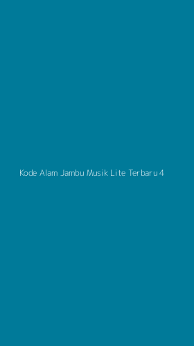 Tampilan Antarmuka Aplikasi Kode Alam Jambu Musik Lite Terbaru - 4