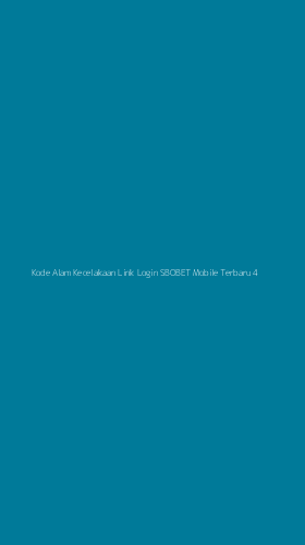 Tampilan Antarmuka Aplikasi Kode Alam Kecelakaan Link Login Sbobet Mobile Terbaru - 4