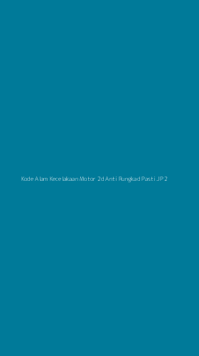 Tampilan Antarmuka Aplikasi Kode Alam Kecelakaan Motor 2d Anti Rungkad Pasti Jp - 2