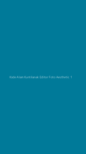 Tampilan Antarmuka Aplikasi Kode Alam Kuntilanak Editor Foto Aesthetic - 1