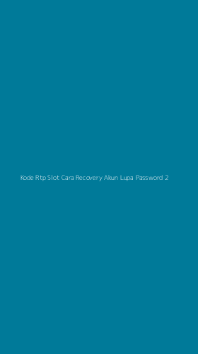 Tampilan Antarmuka Aplikasi Kode Rtp Slot Cara Recovery Akun Lupa Password - 2