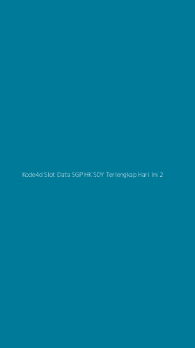 Tampilan Antarmuka Aplikasi Kode4d Slot Data Sgp Hk Sdy Terlengkap Hari Ini - 2