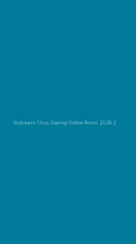 Tampilan Antarmuka Aplikasi Kodokwin Situs Gaming Online Resmi 2026 - 2