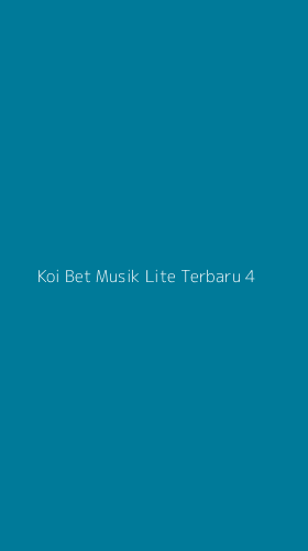 Tampilan Antarmuka Aplikasi Koi Bet Musik Lite Terbaru - 4