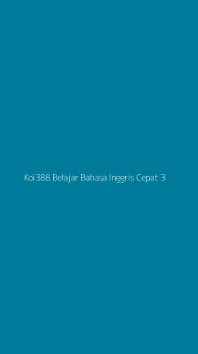 Tampilan Antarmuka Aplikasi Koi388 Belajar Bahasa Inggris Cepat - 3