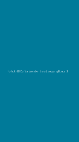 Tampilan Antarmuka Aplikasi Koihoki88 Daftar Member Baru Langsung Bonus - 3