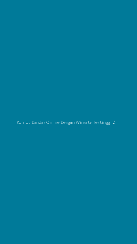 Tampilan Antarmuka Aplikasi Koislot Bandar Online Dengan Winrate Tertinggi - 2