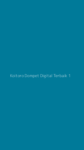 Tampilan Antarmuka Aplikasi Koitoro Dompet Digital Terbaik - 1