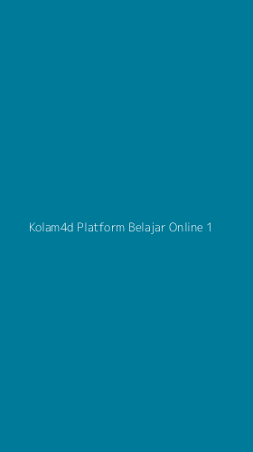 Tampilan Antarmuka Aplikasi Kolam4d Platform Belajar Online - 1