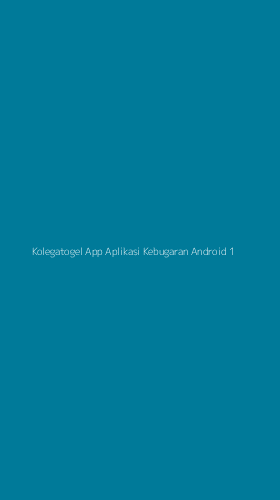 Tampilan Antarmuka Aplikasi Kolegatogel App Aplikasi Kebugaran Android - 1