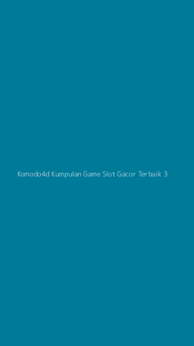 Tampilan Antarmuka Aplikasi Komodo4d Kumpulan Game Slot Gacor Terbaik - 3