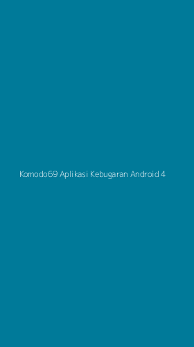 Tampilan Antarmuka Aplikasi Komodo69 Aplikasi Kebugaran Android - 4
