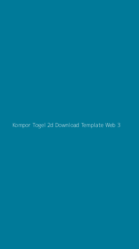 Tampilan Antarmuka Aplikasi Kompor Togel 2d Download Template Web - 3