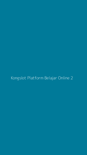 Tampilan Antarmuka Aplikasi Kongslot Platform Belajar Online - 2