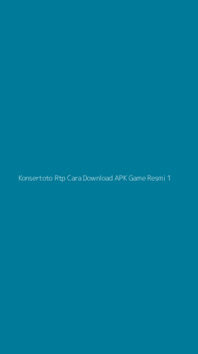 Tampilan Antarmuka Aplikasi Konsertoto Rtp Cara Download Apk Game Resmi - 1