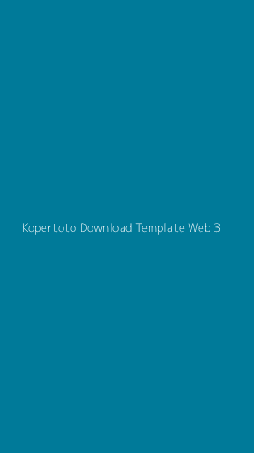 Tampilan Antarmuka Aplikasi Kopertoto Download Template Web - 3