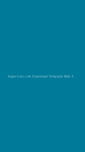 Tampilan Antarmuka Aplikasi Kopertoto Link Download Template Web - 3