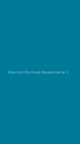 Tampilan Antarmuka Aplikasi Kopertoto Rtp Resep Masakan Harian - 3