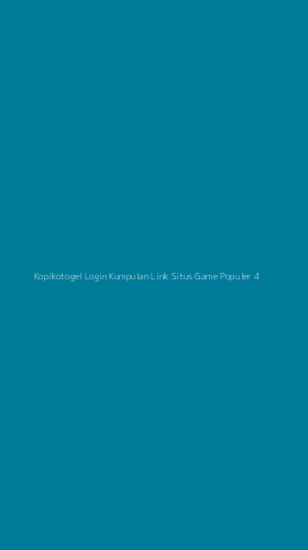 Tampilan Antarmuka Aplikasi Kopikotogel Login Kumpulan Link Situs Game Populer - 4