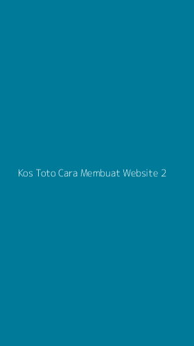 Tampilan Antarmuka Aplikasi Kos Toto Cara Membuat Website - 2