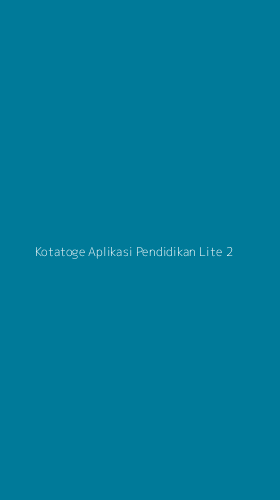 Tampilan Antarmuka Aplikasi Kotatoge Aplikasi Pendidikan Lite - 2