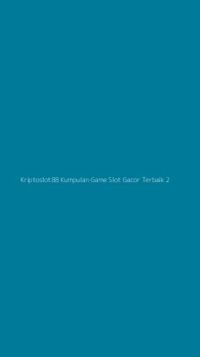 Tampilan Antarmuka Aplikasi Kriptoslot88 Kumpulan Game Slot Gacor Terbaik - 2