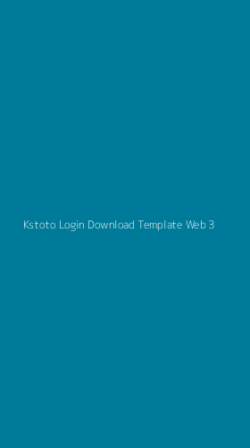 Tampilan Antarmuka Aplikasi Kstoto Login Download Template Web - 3