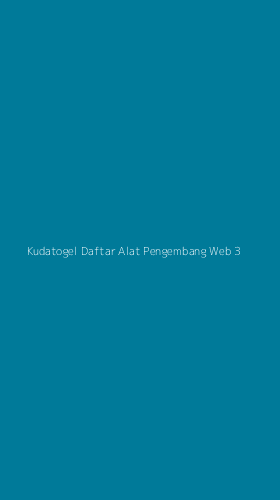 Tampilan Antarmuka Aplikasi Kudatogel Daftar Alat Pengembang Web - 3