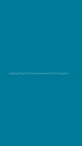 Tampilan Antarmuka Aplikasi Kudatogel Rtp Portal Informasi Game Online Terupdate - 2