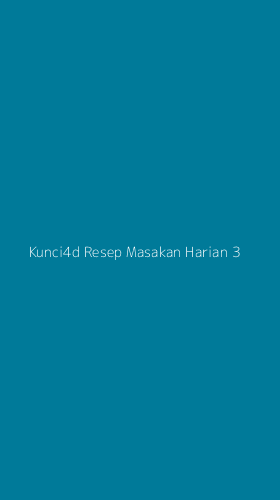 Tampilan Antarmuka Aplikasi Kunci4d Resep Masakan Harian - 3