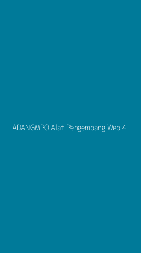 Tampilan Antarmuka Aplikasi Ladangmpo Alat Pengembang Web - 4