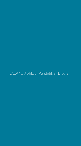 Tampilan Antarmuka Aplikasi Lala4d Aplikasi Pendidikan Lite - 2