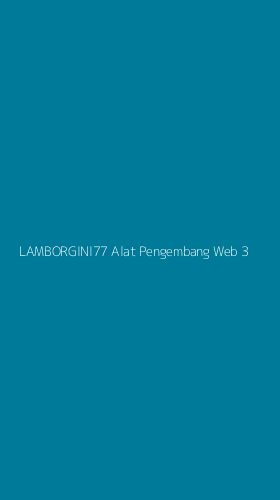 Tampilan Antarmuka Aplikasi Lamborgini77 Alat Pengembang Web - 3